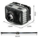 Waterproof XHP50 Zoom LED Headlight Fishing Torch Head Lamp for Outdoor Hiking