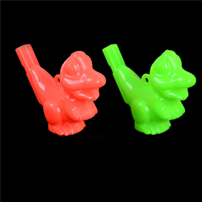 2x Cartoon Dinosaur Instrument Water Whistle Kids Educational Toys X-mas Gift Z
