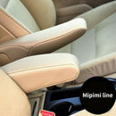 Car Fiber Leather Seat Armrest Driver/Passenger Side Handle Cover Trim for  L2I2