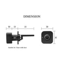 Smart Keyless Fingerprint Cabinet Lock Biometric Electric Lock for Office D F6G5