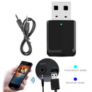 2 in 1 Wireless Bluetooth 5.0 Transmitter Receiver 3.5mm AUX Stereo Adapter