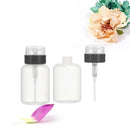 Plastic Pressed Pump Bottle Nail Polish Remover Dispenser Refillable Bottle210ml