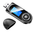 T13 2 in 1 USB Audio Bluetooth Adapter Transmitter Receiver Plug and Play LCD