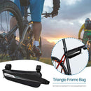 Bike Triangle Frame Bag Rainproof Front Tube Cycling Bag Storage Panniers
