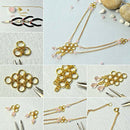 About 800 Pcs Iron Split Rings Double Loop Jump Ring Diameter 7mm Wire 21-G N1Y8