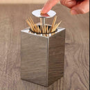 Stainless Steel Toothpick Holder Portable Toothpick Can Container for Travel