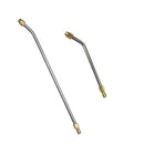 2pcs 1/4 Inch Connect 30 Degree Angled Lance Extension Lengthen Spray Wand Metal