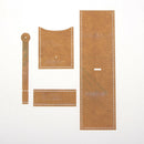 Clear Mini Card Bag Wallet Purse Stencil Template Set Leather Craft DIY Tool