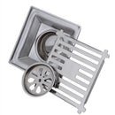 Shower Drain Stainless Steel Floor Drain for Bathroom Toilet Kitchen Balcony