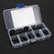 250Pcs Black Nylon Washer Flat Washer Assortment Kit M2 M2.5 M3 M4 M5 M6 M8