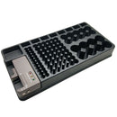 Black Battery Storage Box Case For 100Pcs AAA AA 9V C D Type