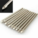 10 x 6MM Tile Glass Ceramic Mirror Tungsten Carbide Drill Bit Set Z5G5
