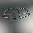1Pair Carbon Fiber Steering Wheel Button Cover Trim for BMW F20 F21 F30 F32 SN9F
