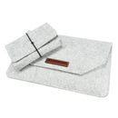 Voground Laptop Sleeve Compatible 13 Inch Macbook Air,Wool Felt Material Br Y8S8