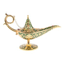 Aladdin Genie Lamp Wishing Tea Oil Pot Decoration Collection Arts Gift Green