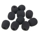 Pack of 10 Lapel Lavalier Tie Clip-on Microphone Windscreen Mic Wind Muff Sponge