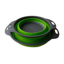 2 Collapsible Colander Foldable Kitchen Strainer For Fruits