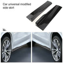 2x Universal Black Car Side Skirt Rocker Splitters Winglet Wings Canard  ME