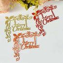 Merry Christmas Metal Cutting Dies Stencil for DIY Scrapbook Photo Album TEUO`US