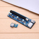 60cm PCI-e 1x to 16x Graphics Extension Cable for Mining USB3.0 8pin