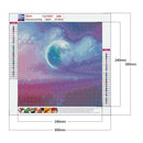 Full Drill Round Diamond Painting Moon Cross Stitch Embroidery Kit (CQ034)