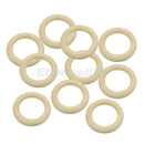10x Unfinished Wooden Ring Loop Circles for Jewelry Making Kids Crafts 50mm