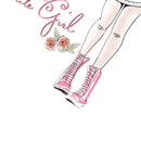 Cute Girl Patches Iron On Heat Transfer Patches DIY Washable Clothes Stickers M!