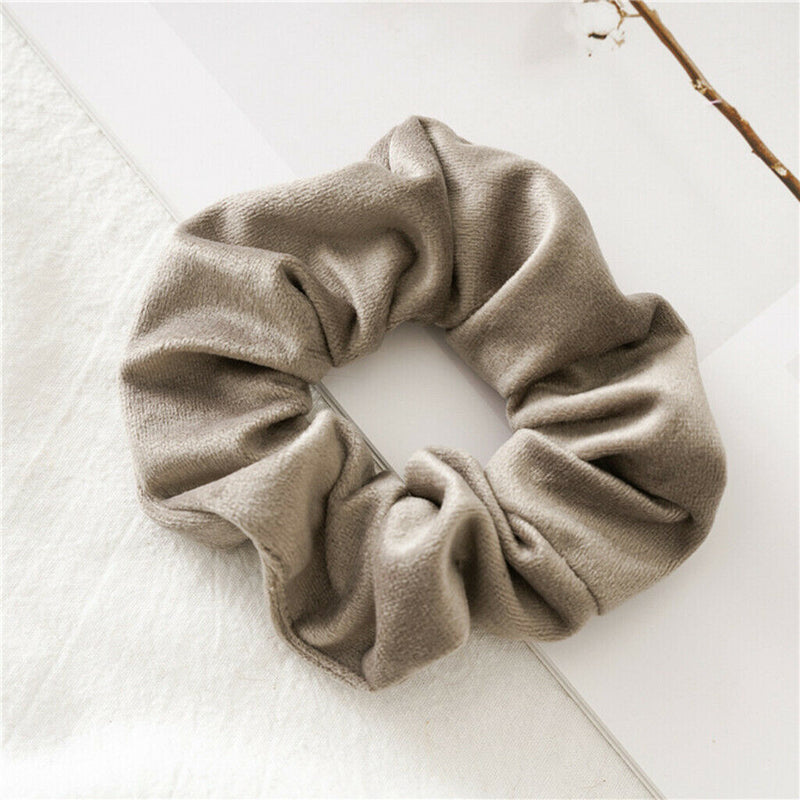 11Pcs Girls Scrunchies Velvet Hairband Elastic Hair Rope Tie Ponytail Holder