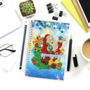 DIY Santa Claus Special Shaped Diamond Painting 50 Page A5 Notebook Notepad