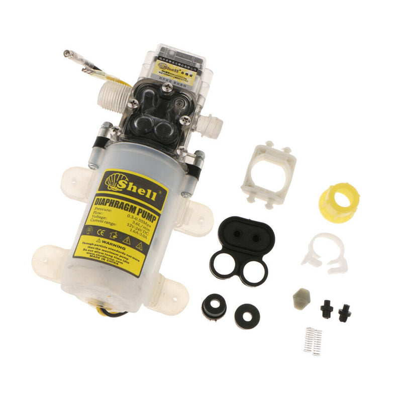 12V DC 60W Electrical Diaphragm Pump Portable Self Priming Variable Frequency