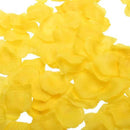 100pcs cloth Rose Petals Wedding Party Table Decorations Flowers (Yellow) S4B3