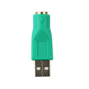 2x USB Male to PS2 Female Adapter Connector for PS2 Computer Keyboard Mouse