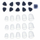 Meideal 15 pcs Clear Guitar Fingertip Protectors in 5 Sizes Silicone for Gu
