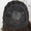 Black Long Curly Hair African Small Fluffy Hair Wig Human Hair Wigs Women R