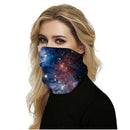 3Pcs Cycling Face Cover Starry Sky Guard Balaclava Headscarf Breathable Soft