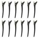 12Pcs Women Hair Clip Stylish Hairdressing Salon Plastic Claws Barrettes