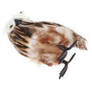 2Pcs Realistic Plush Owl Decor, Kids Educational Toys, 7-inch, Brown