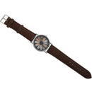Simple Owl Leather Band Analog Quartz Vogue Wrist Watch brown J6Q3