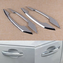 4Pc ABS Chrome Door Handle Cover Strips Fit For Audi A5 (F5) Sportback 2018-2019