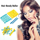 12pcs Soft Magic Hair Curler Bendy Roller Curl DIY Salon Hair Styling Tool