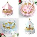 Carousel Wedding Favor Boxes Candy Boxes Gifts Box for Wedding, Party, Baby E3E5