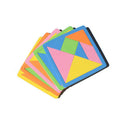 7 Piece Rainbow Color Eva Tangram Diy Foam Brain Puzzle Kids Educational Toys ME