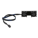 M.2 NVMe 2280 SSD 3 Pin Thermal Heat Sink Radiator Hard Disk Cooling Fin Dual