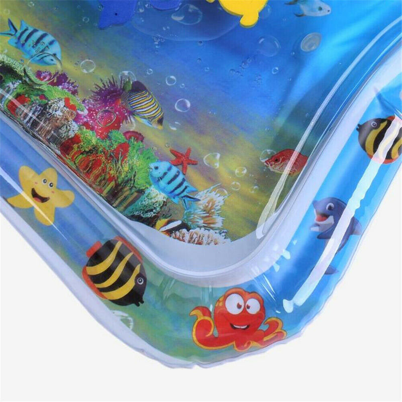 Fancy Tummy Time Water Play Mat Activity Mat Inflatable Baby Playmat Leakproof