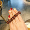 6PCS Fashion Hair Bands Silk Satin Scrunchie Hair Ties Ponytail Holder Rope F3S0