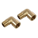 5pcs 1/4 inch BSP Male to Female Right Angle Elbow Coupler Fitting Adapter