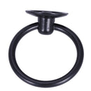 Home Dresser Drawer Cabinet Cupboard Door Ring Pull Handle 4 Pcs Black