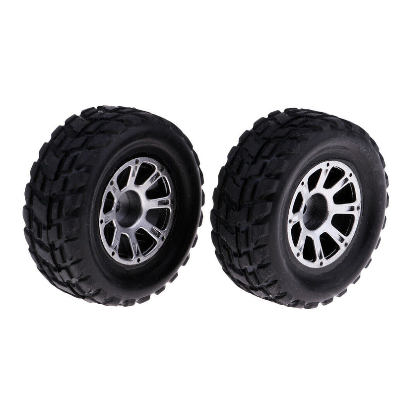 2x 1:18 Scale Left Tire Tyres Black for Wltoys A949 RC Truck Buggy Body Part