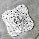 Shower Drain Hair Trap with Stickers, 3-Pack Hair Catcher Shower Drain, Sil P4P1