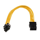 PCI-E 8-pin to 6 + 2-pin (6 pin/8 pin) Power Splitter Cable PCIE PCI Express